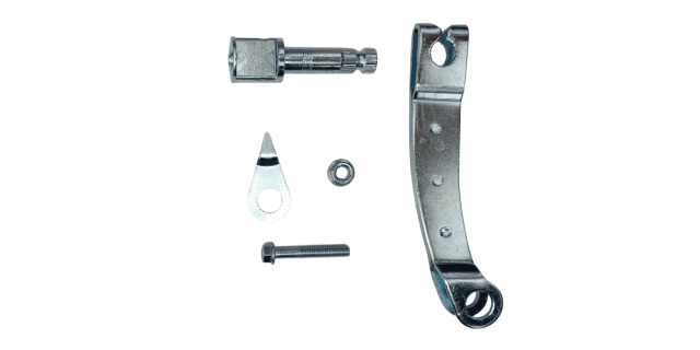 KIT LEVA DE FRENO TRAS CON EJE BAJAJ PULSAR 150-PULSAR 180 V09-CLASICA-BLACK TEC-DTS-I TEC-PULSAR II-DISCOVER 135 SUPREME-DISCOVER DTS-I-DISCOVER 125 MV (5 PIEZAS)