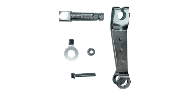 KIT LEVA DE FRENO TRAS CON EJE AKT RTX150 MV (VERSIÓN DOBLE AMORTIGUADOR) (5 PIEZAS)