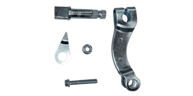 KIT LEVA DE FRENO DEL CON EJE BAJAJ BOXER CT100 (5 PIEZAS)