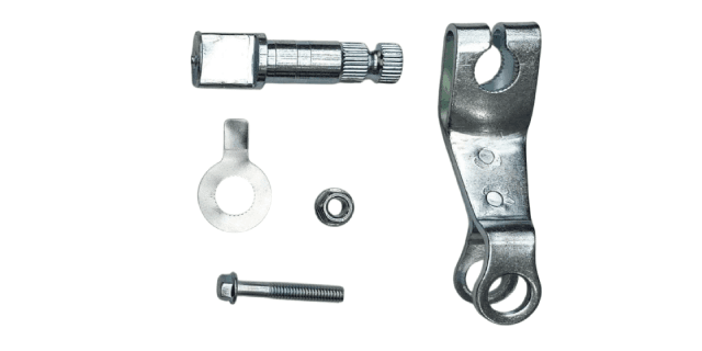 KIT LEVA DE FRENO TRAS CON EJE AKT DYNAMIC 125-125SC 125SCR-AKT JET4 125-JET5 150 (5 PIEZAS)