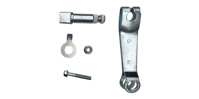 KIT LEVA DE FRENO TRAS CON EJE  YAMAHA YCZ110 (5 PIEZAS)