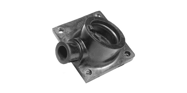 SOPORTE BASE CARBURADOR YAMAHA DT100K(MOD 90)-RX115(MOD 97-98)-RX115(MOD 05-06)-RXS115-RX135 CON CONECTOR PARA CAMARA DE AIRE