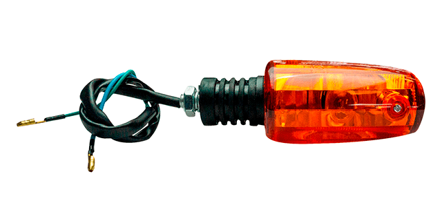 DIRECCIONAL SUZUKI AX 100 DEL DER-TRAS IZQ TAMAÑO ORIGINAL NARANJA