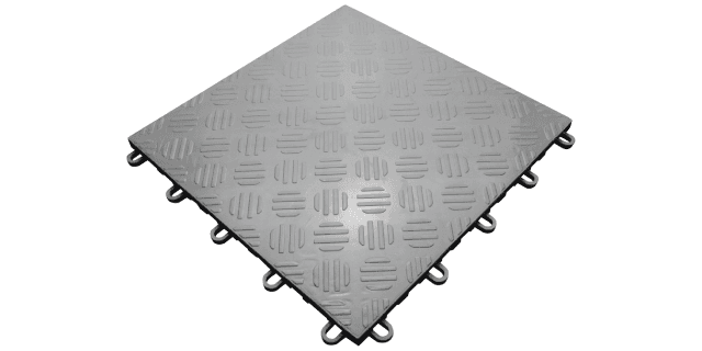 PISO PLASTICO MODULAR SELLADO COLOR GRIS LIMPIA FACIL 33cm x 33cm x1.6cm