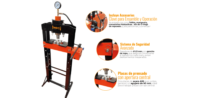 PRENSA HIDRAULICA 30 Ton IMBRA