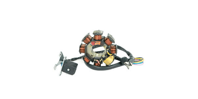 CORONA DE BOBINAS AKT AK125SLR-NKR-NE 125-150 - CR4 125 UNISHOCK (MOD 17-21)  Y MOTORES CHINOS CGR (DE VARILLAS IMPULSORAS)