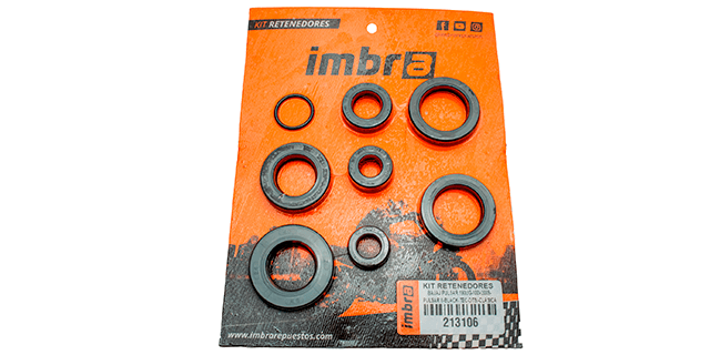 KIT RETENEDORES BAJAJ PULSAR 180UG-180V2009-PULSAR II-BLACK-TEC-DTSi-CLASICA